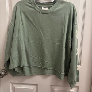 bloom Sage Green Crewneck Sweatshirt